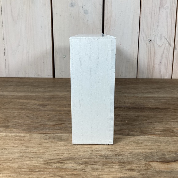 Rae Dunn HANGRY Sign White and Black Rectangular 12” Wooden Sign - Picture 3 of 10